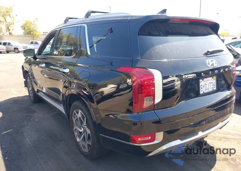 2022 Hyundai Palisade Calligraphy from USA, damaged, VIN KM8R7DHE7NU359755